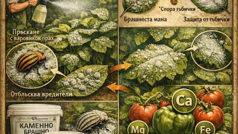 ФАНА (FANA), каменно брашно от русенски варовик - средство за листна защита